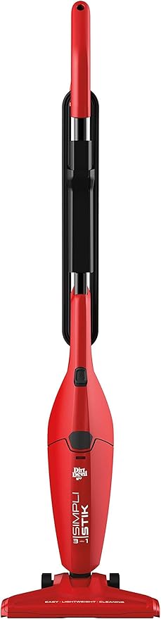 Dirt Devil SD20000RED Simpli-Stik Lightweight Corded Bagless Stick Vacuum, Red