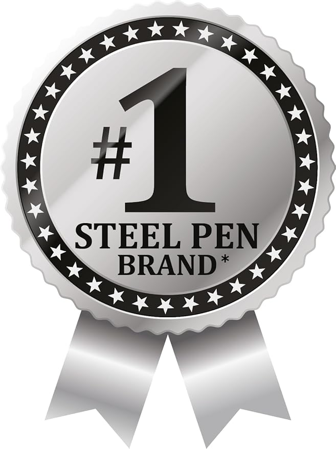 Zebra Pen F-301 Ballpoint Black Ink Fine Point 0.7mm Pen, Easy-Glide Ink, Stainless Steel Retractable, Non-Slip Grip, Professional Design, Ideal for Office, Journal and Planner Use, 18-Pack (27118)