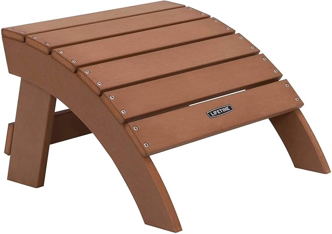 Lifetime 60245 Adirondack Ottoman, Brown