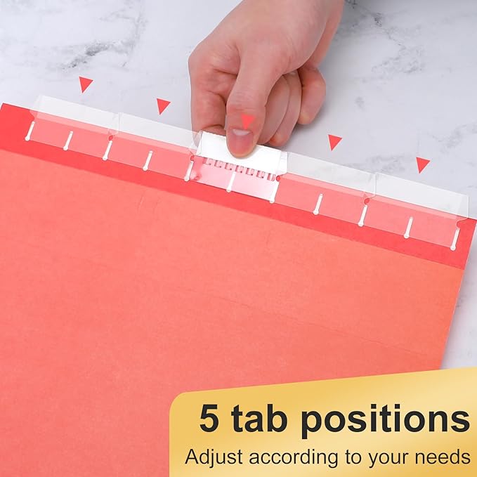 Hanging File Folders, 60 Pack Letter Size Hanging File folders with Tabs, Stay Organized for Your Home and Office Bulk File, Documents and Paper, 10 Colors