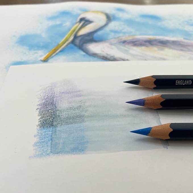 Derwent Colored Pencils, WaterColour, Water Color Pencils, Drawing, Art, Metal Tin, 72 Count (32889)