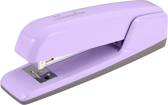 Swingline Stapler, 30 Sheet Capacity, 747 Business Stapler, Jam Free, Metal, Lavender (S7074737)