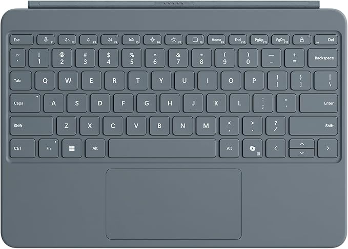 Microsoft Surface Pro Keyboard for Surface Pro 12" Device, Keyboard Only, Alcantara Material, Ocean