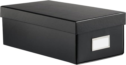 Oxford Keepsake Box, Protective Storage Box, Home and Office Organizer, Photo Storage Box, Souvenir Organizer, Small, 6" x 12" x 4 1/4" (41789)