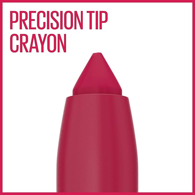 Maybelline Super Stay Ink Crayon Matte Longwear Lipstick Makeup, 120 Be Bold, Be You, 0.04 oz