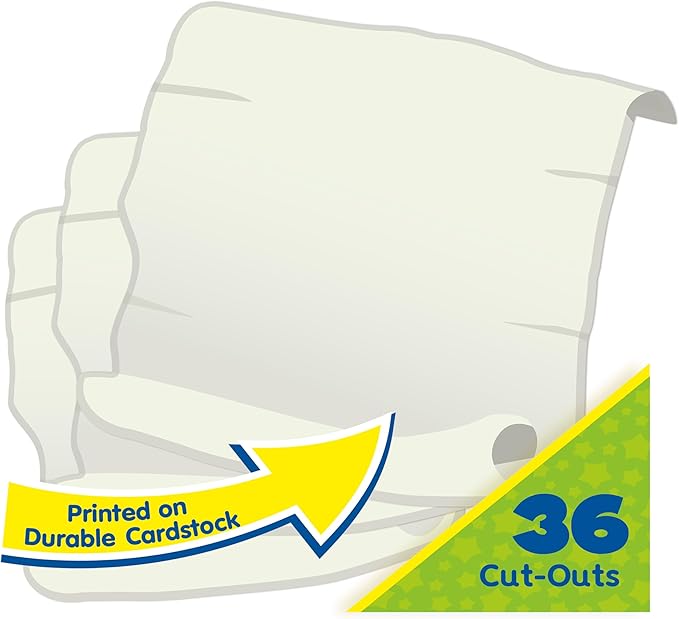 Eureka Once Upon A Dream Paper Cut-Out Classroom Decorations for Teachers, 36 Pieces