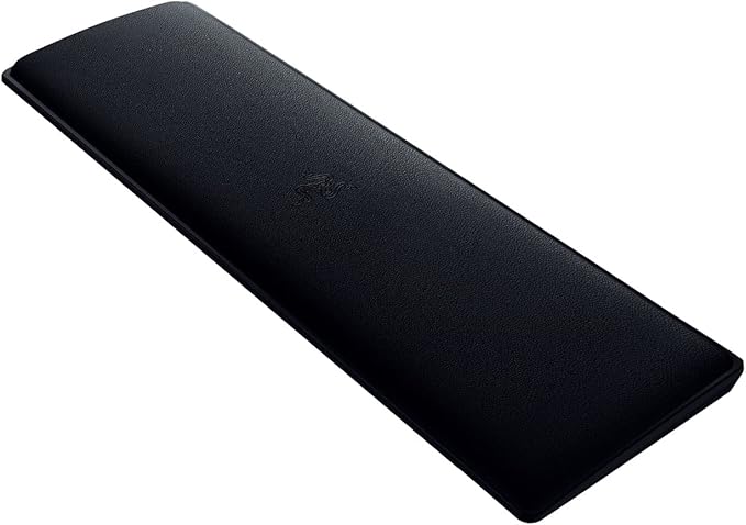Razer Ergonomic Wrist Rest for Tenkeyless Keyboards: Plush Leatherette Memory Foam Cushion - Anti-Slip Rubber Feet