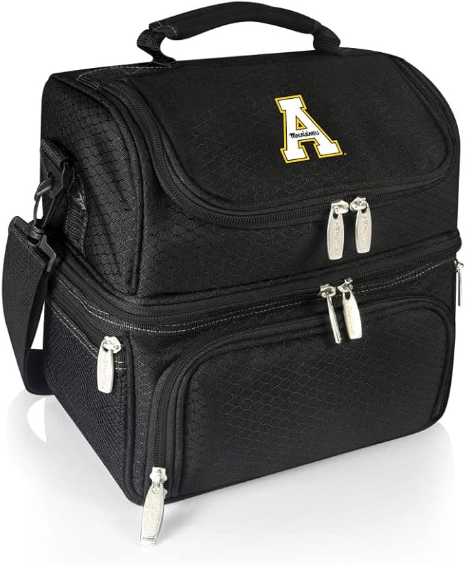 PICNIC TIME NCAA Nebraska Cornhuskers Pranzo Lunch Bag - Insulated Lunch Box with Picnic Set - Lunch Cooler Bag