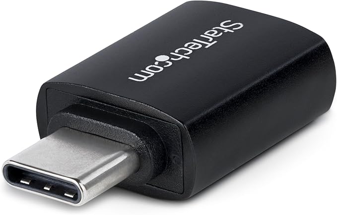 StarTech.com USB-C to USB-A Adapter, USB 5Gbps, Compact USB-C Male to USB-A Female Adapter, Durable Metal Housing, M/F