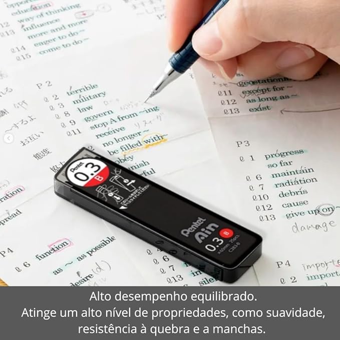 Pentel Ain Leads Refill - 0.9mm B