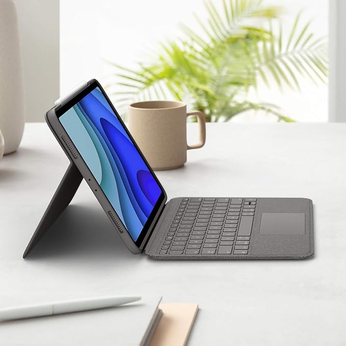 Logitech Folio Touch iPad Keyboard Case with Trackpad and Smart Connector for iPad Pro 11-inch (1st, 2nd, 3rd Generation) – Grey (Renewed)