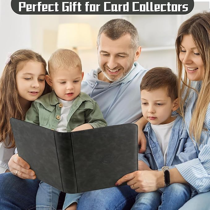 9 Pocket Card Binder,540 Pocket Trading Card Binders,Loading Pocket Collectible Card Album for MTG, TCG, Sport Card, Game Cards Black