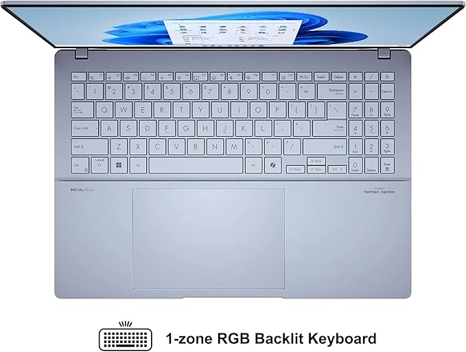 ASUS Vivobook S16 AI PC Laptop 16" 2.8k OLED 120Hz (600nits HDR, 100% DCI-P3) Intel 16-core Ultra 9 285H 32GB DDR5 1TB SSD Backlit for Creator Business Professional Work Win11 ICP Hub/Copilot+ AI