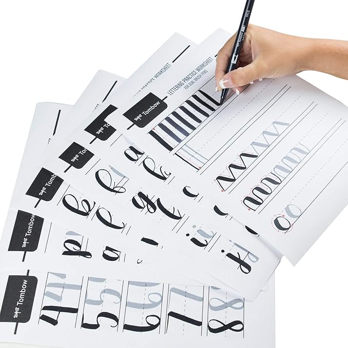 Tombow 56191 Advanced Lettering Set. Includes Need to Enhance Your Hand Lettering