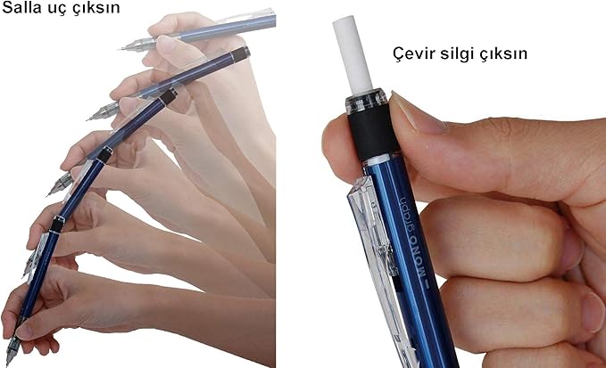Tombow Mechanical Pencil Mono Graph, Original Mono Stripe, 0.5mm (SH-MG)