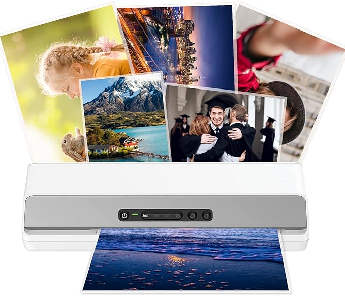 MFLABEL 3mil Thermal Laminating Pouches 100-Pack, 8.9x11.4 Inch - Crystal Clear Laminator Sheets for Documents, Photos, Artwork | Professional-Grade Seal, Bubble & Wrinkle-Free