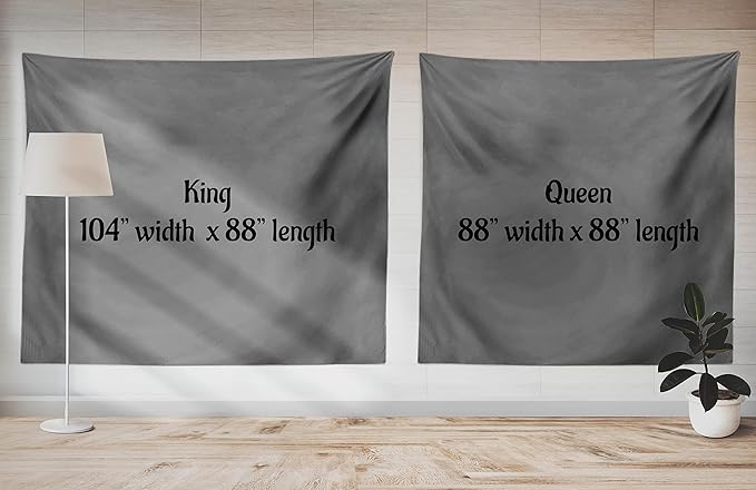 Ambesonne Ocean Tapestry King Size, Anse Lazio Beach at Praslin Island Surfing Beach Scenic View Travel, Wall Hanging Bedspread Bed Cover Wall Decor, 104" X 88", Blue and Turquoise