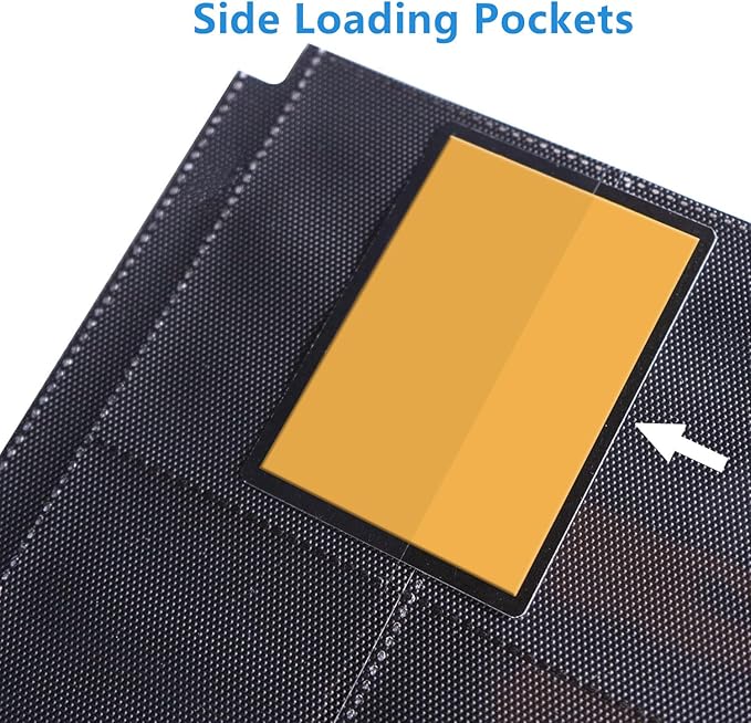 16 Pocket Card Binder, 1000+ Premium Zip Trading Card Binder, Double Sided Pocket Card Binder Album, Ringless Card Folder for MTG, TCG, Sports Card (Pink, 16Pockets)