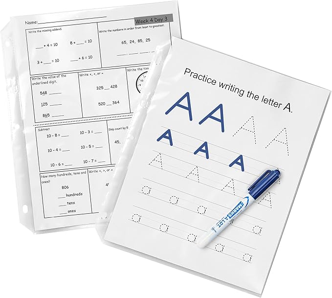 Avery Semi-Clear Economy Sheet Protectors, Top Load, 100 Document Protectors (74101)
