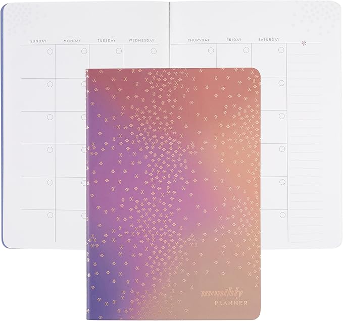 Undated 12M Monthly Petite Planner - Canvas/Asterisk
