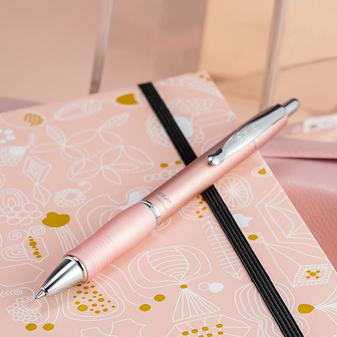 Pilot, G2 Limited Premium Gel Roller Pen, Fine Point 0.7 mm, Rose Gold Barrel, Black Ink