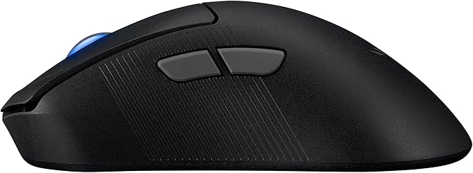 ASUS ROG Keris II Ace Wireless Gaming Mouse – Right-Handed Ergonomic, 54g, Tri-Mode Connectivity, 42K DPI, up to 107Hr Battery, PC/Mac Support - Black