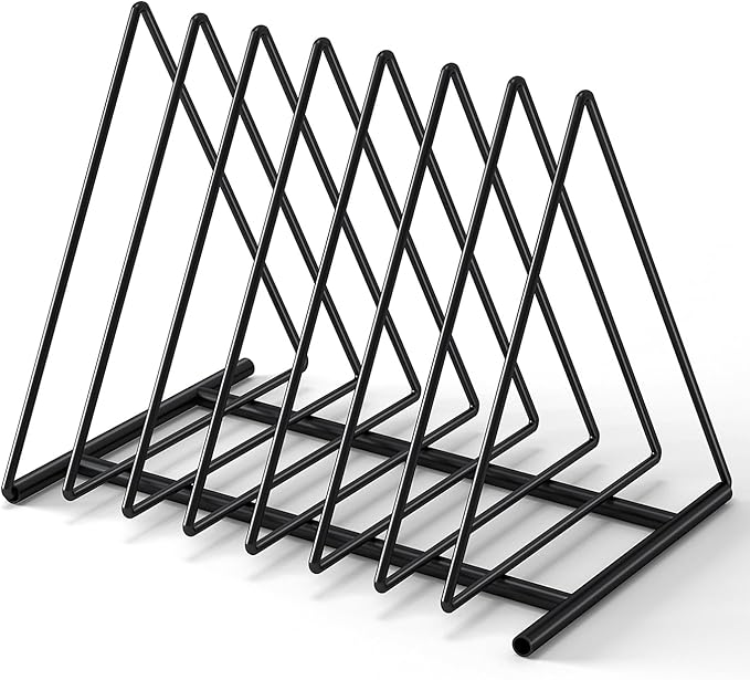 Triangle File Folder Racks,7 Sections File Holder,File Storage Sorter/Stand,Desktop File Organizer,Wire Organizer Rack,Magazine Folder Holder,Letter/Legal,Suitable to Hold Large/Small Items
