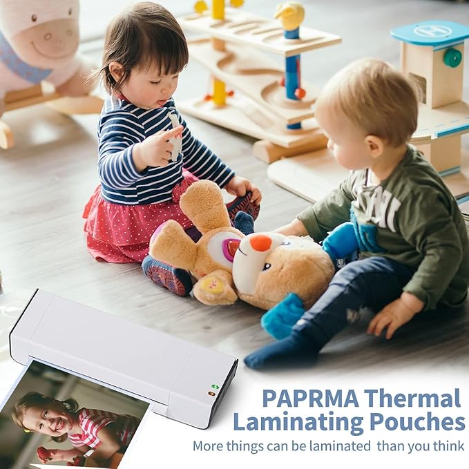 3 mil Thermal Laminating Sheets 100 Packs, 9” x 11.5” Clear Laminating Pouches Holds 8.5 x 11 Inch Sheet, Letter Size Lamination Paper for Laminator - Rounded Corner