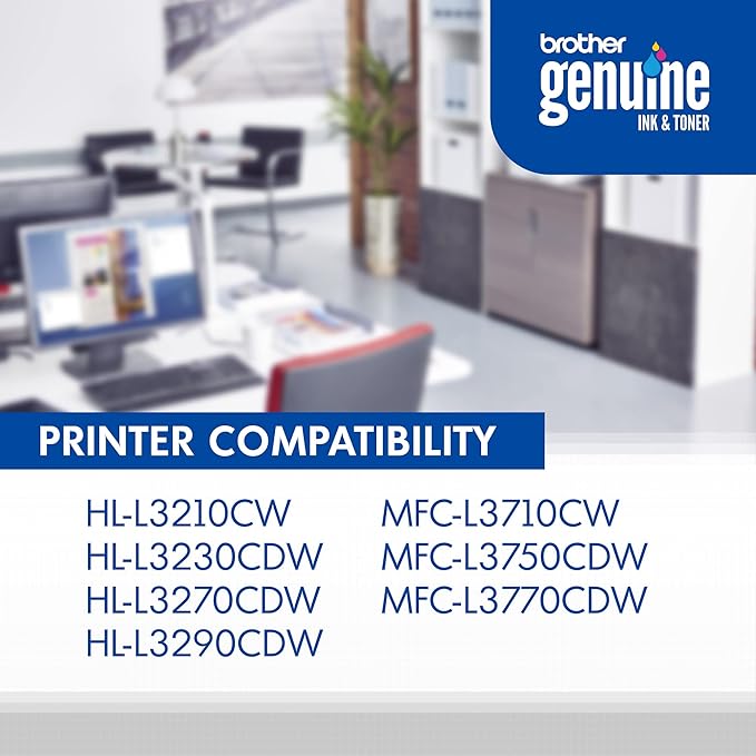 Brother Genuine TN227Y, High Yield Toner Cartridge, Replacement Yellow Toner, Page Yield Up to 2,300 Pages, TN227, Amazon Dash Replenishment Cartridge, 15.3 x 4.1 x 6.1 inches