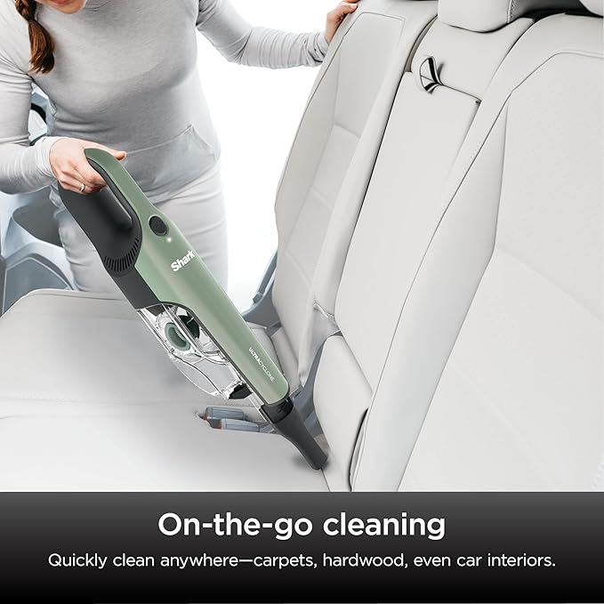 Shark UltraCyclone Pro Cordless Handheld Vacuum, Powerful Suction, Handheld Vacuum for Car & Home, Crevice Tool, Scrubbing Brush, Lightweight, XL Dust Cup, Black/Green, CH901