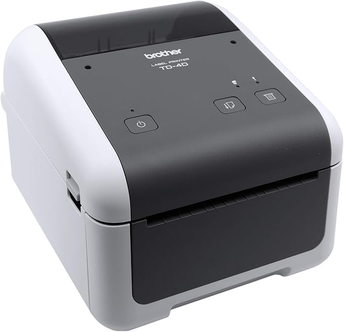 Brother TD4420DN 4-inch Thermal Desktop Barcode and Label Printer, 203 dpi, 8 IPS, Standard USB and Serial, Ethernet LAN