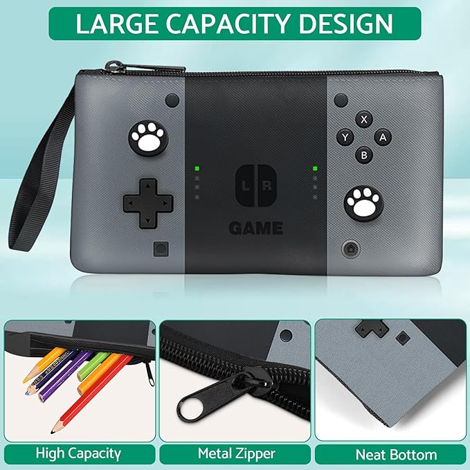 Kids Backpack For Boys，Gamer Boys Backpack For Children Teens Elementary Middle School, 17″ Students Bookbag