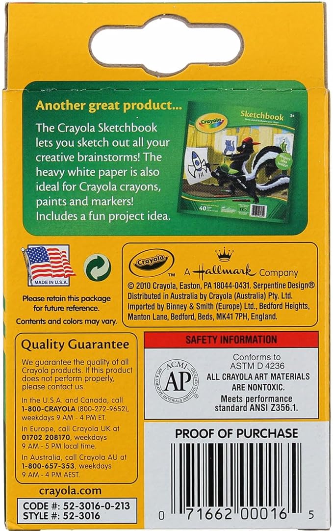 CRAYON 16PK BX