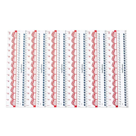 hand2mind 12 inch Inchworms and Centibugs Rulers, School Supplies, Math Manipulatives, Classroom Supplies for Teachers Elementary, Flexible Safety Ruler, Kindergarten Homeschool Supplies (Set of 12)