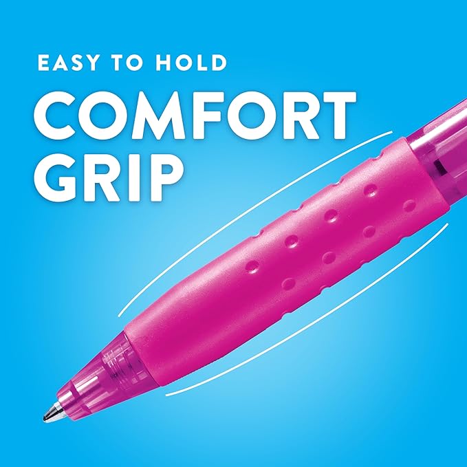 Paper Mate InkJoy 300RT Retractable Ballpoint Pens, Medium Point (1.0mm), Black, 24 Count