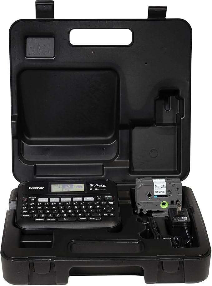 Brother P-Touch PT-D460BTVP Business Expert Connected Label Maker | Connect and Create via Bluetooth®-on TZe Label Tapes up to ~3/4 inch
