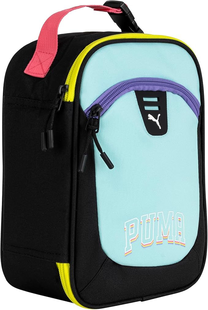 PUMA Unisex Kid's Rally Lunch Box, Safe Lake/Mutlicolor, Small