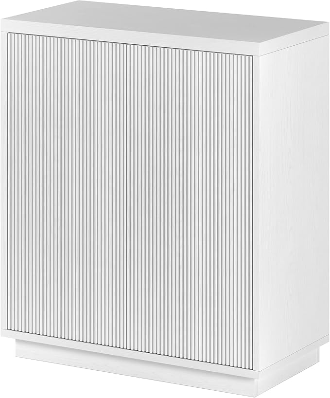 Henn&Hart Alston Accent Cabinet, 28" Wide, White
