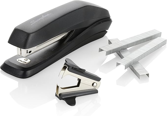 Swingline Stapler Value Pack, 20 Sheet Capacity, Jam Free, includes Stapler, 1250 Staples and Staple Remover, Black (54567)