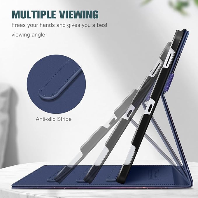 Fintie Case for Samsung Galaxy Tab S10 Lite/ S10 FE/ S9 FE 5G 10.9 Inch/Tab S9 11 Inch with S Pen Holder, Multi-Angle Viewing Protective Cover with Pocket, Auto Sleep/Wake, Galaxy