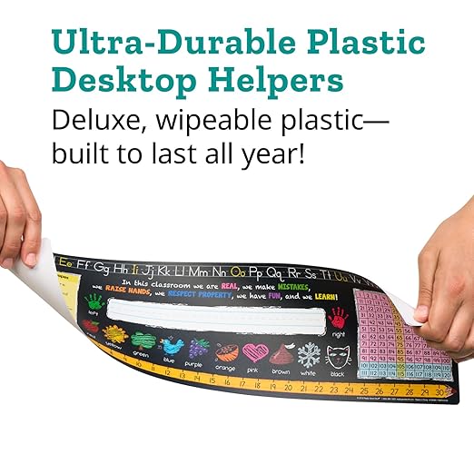 Really Good Stuff Deluxe Math Sliders Desktop Helpers - Set of 24