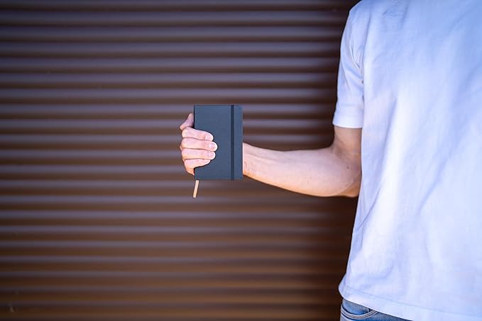 Moleskine Classic Notebook, Hard Cover, Pocket (3.5" x 5.5") Squared/Grid, Black, 192 Pages