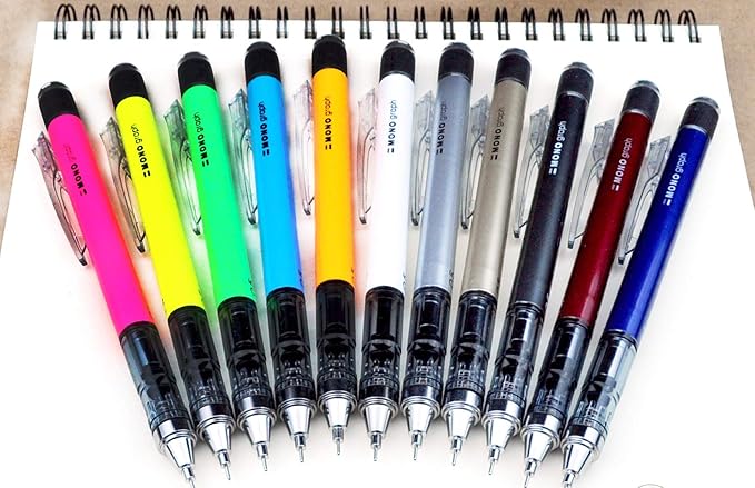 Tombow Mechanical Pencil Mono Graph, Original Mono Stripe, 0.5mm (SH-MG)