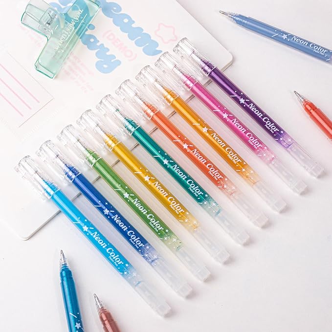 glitter gel pen 36 Colors,Metallic Vibrant Sparkle gel pens for coloring,glitter pens for adults,colored gel pens for Adult Coloring Books and Drawing (36)
