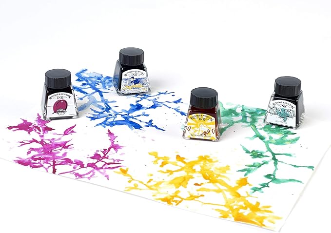 Winsor & Newton Drawing Ink, 14ml Bottle, Liquid Indian Ink