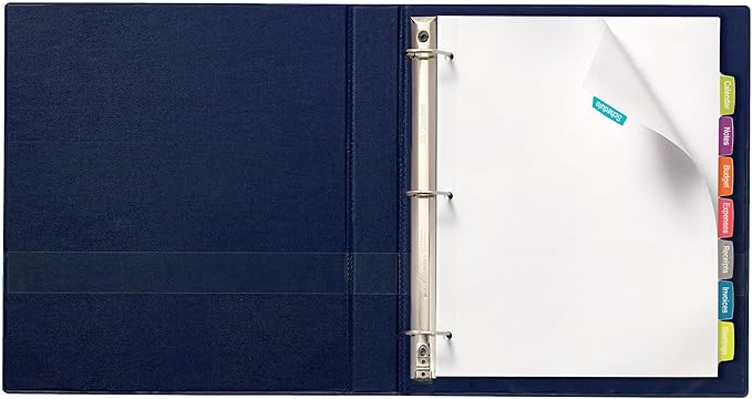 Avery Big Tab Printable White Label Dividers for 3 Ring Binders, 8 Tabs per Set, White, Great for Office Supplies, School Supplies, Organizing, and More (20 Sets of 14435)
