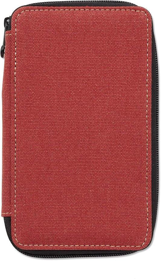Speedball Art Products 256240 24 Pencil Storage Canvas Pencil Case, Rose