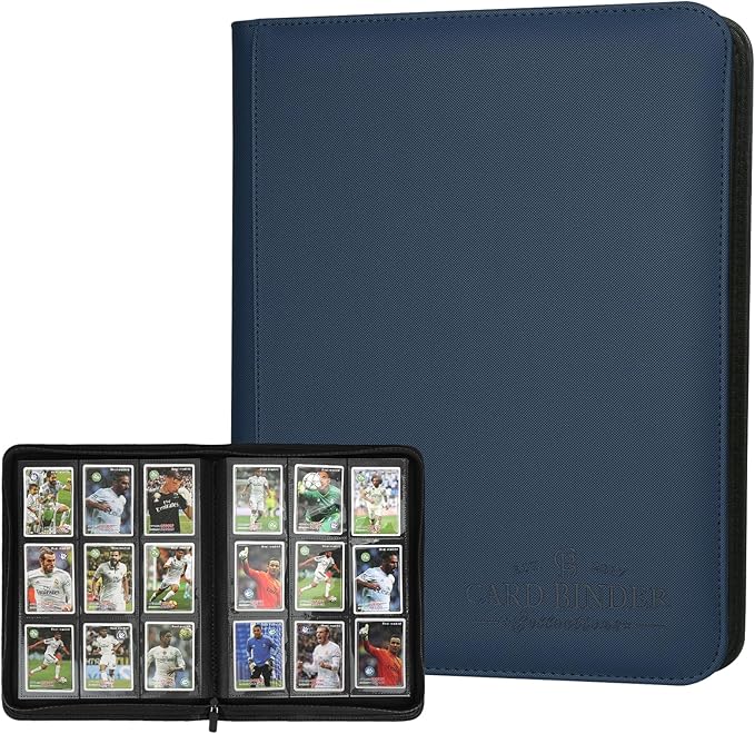 Trading Card Binder, Card Collection Binder Album Folder with 540 Side Loading Pockets, 9 Pocket Trading Card Album Folder for TGC,MTG, Baseball Cards, Yugioh