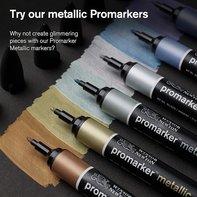 Winsor & Newton ProMarker Set, 6 Count, Mid Tones