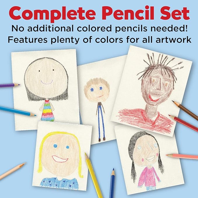 Faber-Castell World Colors Ecopencils - 15 Colored Pencils & Grip Trio Pencil Sharpener (Sharpener Color May Vary)